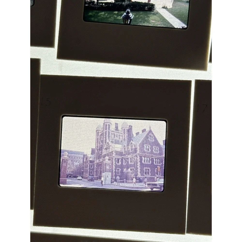 Lot of 45 Vintage Slides – Architecture, People, Snow, Beach, Streets 62-69s
